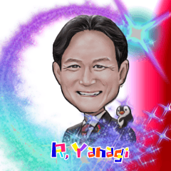 R.Yanagi model mission trip sticker 1st