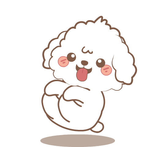 White Puppy : Pop-up stickers