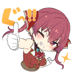 hololive sticker "Houshou Marine"Vol2