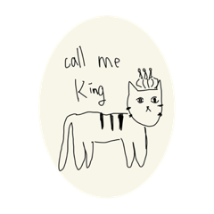 國王貓貓和一隻貓貓