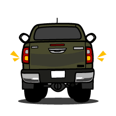 4WD pick-up truck(animation)