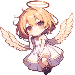 cute angel loli girl