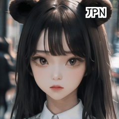 JPN office worker panda girl