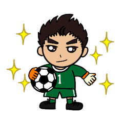 Soccer boy Green&1