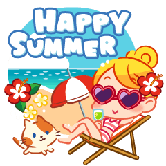 summer&travel Sticker