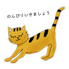 My name is Mie tabby cat