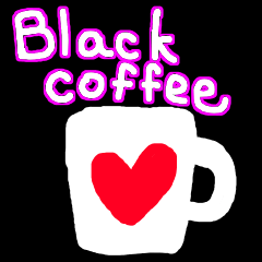 colorful black coffee life