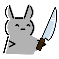 Kaomoji Rabbit  - withoutword