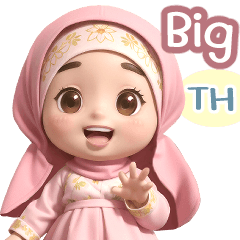 Hijab So Cute (Big Stickers - TH)
