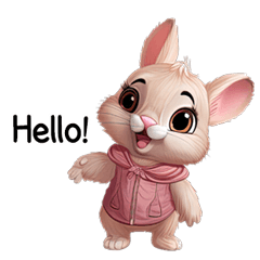 Cute Rabbit English