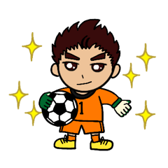 Soccer boy Orange&1