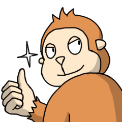 Macaco Confuso e Feliz