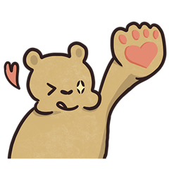 The pon bear:Cute bear