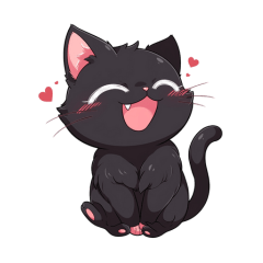 black_pink_cat