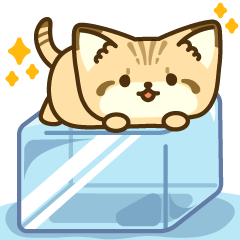 Pop-up! Sand cat sticker(Summer)