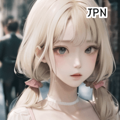 JPN harajuku style pink girl