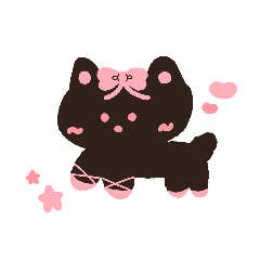 ChouChou the Ribbon Black Cat