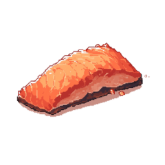 JUST a pixel Salmon