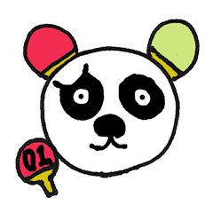 Panda ping pong 01