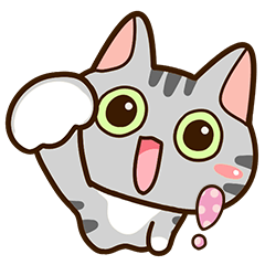 Sticker of American shorthair Cat (BIG)