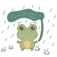 Pastel Green Frog