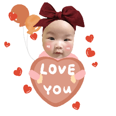 Baby's daily life stickers