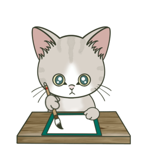 Kitten flying sticker 26
