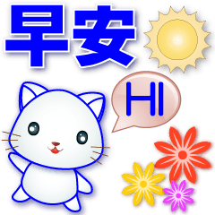 Cute White Cat*Year-Round Practical