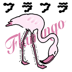 Grumbling of negative flamingo & penguin