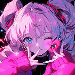Anime Synthwave Love – LINE stickers | LINE STORE