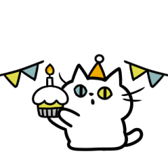 Animated stickers full of cats 2