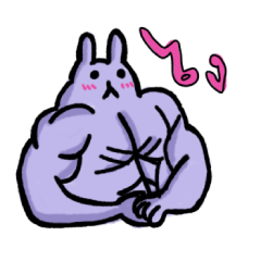 Bunnie With the Big Muscular