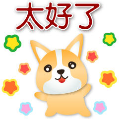 Cute Corgi-Practical Greetings