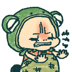 A frog speaking Yamagata dialect3