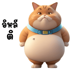 Funny fat cat (E-San)