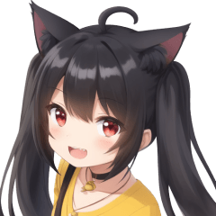 Cat girl - MoMo – LINE stickers | LINE STORE