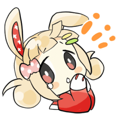 Mimi-chan stickers for the rabbit year