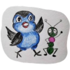 Bird and Bug Stickers