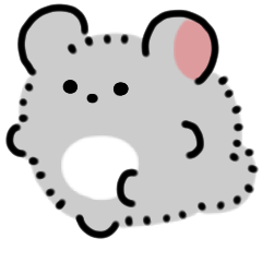 Moving chinchilla Sticker(fluffy)