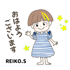 Reiko and Pripen Sticker