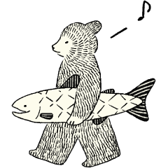the bear and the salmon