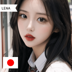 JP korean student girl LENA