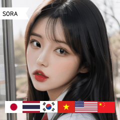 pretty korean high school girl SORA