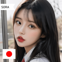 JP pretty korean high school girl SORA