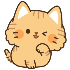 Tiger Cat <Baby> Pop-up Sticker2