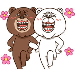 Funny two bears!
