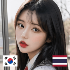 KR THAI pretty korean high school girl