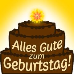 お誕生日おめでとう（ドイツ語）