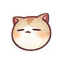 A stamp like a round cat