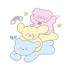 sweet & fluffy cotton candy friends